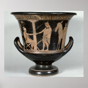 Attischer Kalyxkrater Poster