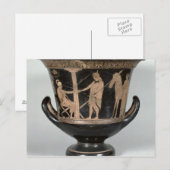Attischer Kalyxkrater Postkarte (Vorne/Hinten)
