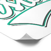 Attitash Berg New Hampshire Ski Logo Poster (Ecke)