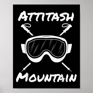 Attitash Mountain Bartlett New Hampshire Skifahren Poster
