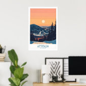 Attitash Poster New Hampshire 1 (Heimbüro)
