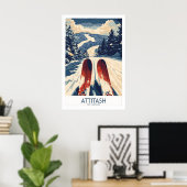 Attitash Ski Poster 1 (Heimbüro)
