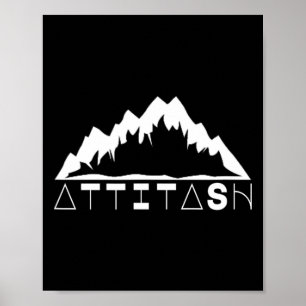 Attitash Ski und Mountain Winter Sport Poster