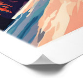Attitash Ski Wandkunst 1 Poster (Ecke)