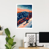 Attitash Ski Wandkunst 1 Poster (Heimbüro)