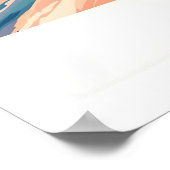 Attitash Ski-Wandkunst-Druck 1 Poster (Ecke)