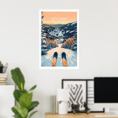 Attitash Ski Wandkunstposter 1 Poster (Heimbüro)