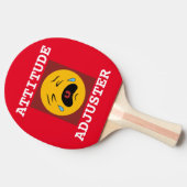 ATTITUDE ADJUSTER FUNNY Ping Pong Paddles Tischtennis Schläger (Seitenansicht)