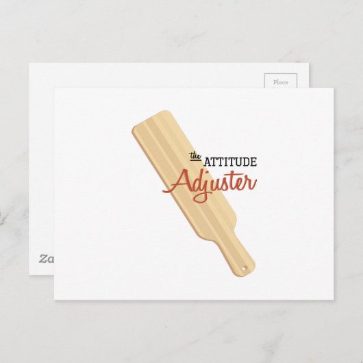 Attitude Adjuster Postkarte (Vorne/Hinten)