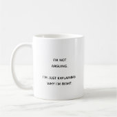 Attitude coffee Tasse. Kaffeetasse (Links)