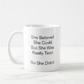 Attitude coffee Tasse. Kaffeetasse (Links)