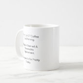 Attitude coffee Tasse. Kaffeetasse (Vorderseite Links)