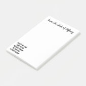 Attitude Confidence Zitat Feminist Girl Power Post-it Klebezettel (angewinkelt)