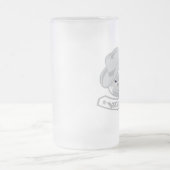 Attitude-Cowboy Mattglas Bierglas (Mittel)