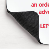 Attitude - Differenz zwischen Ordeal und Adventure Mousepad (Ecke)