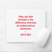 Attitude - Differenz zwischen Ordeal und Adventure Mousepad (Mit Mouse)