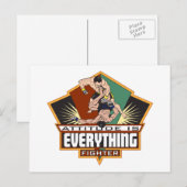 Attitude Fighter Postkarte (Vorne/Hinten)