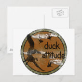 ATTITUDE FÜR DEN Jäger Postkarte (Vorne/Hinten)