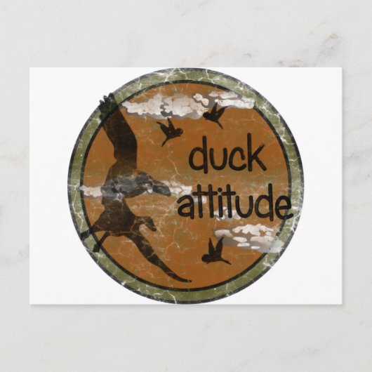 ATTITUDE FÜR DEN Jäger Postkarte (Vorderseite)