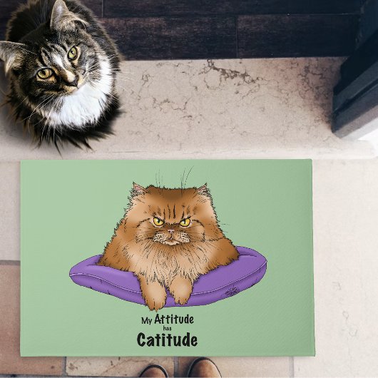 Attitude has Catitude Fußmatte