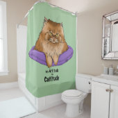 Attitude hat Katitude Duschvorhang (Beispiel)