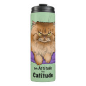 Attitude hat Katitude Thermosbecher (Vorderseite)
