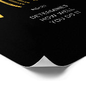 Attitude Inspirierend Zitat-Poster Poster (Ecke)