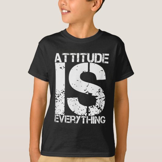 Attitude Is Everything - Insrational Quote Gift -  T-Shirt (Vorderseite)