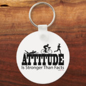 Attitude is Stronger than Facts Schlüsselanhänger (Vorderseite)