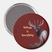 Attitude ist alles magnet (Vorderseite/Rückseite)