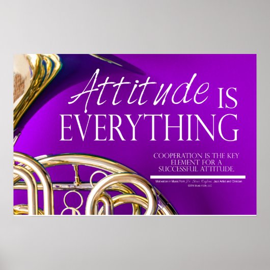 Attitude ist alles - Musikangebot Poster (Vorne)
