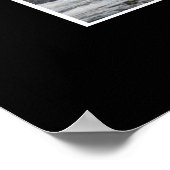 ATTITUDE IST ALLES, WAS Great Blue Heron & Falls Poster (Ecke)