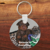 Attitude istAlles! Schlüsselanhänger (Vorderseite)