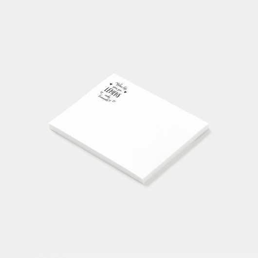 Attitude Life Motivierend Quote - Erfolg, Zitate Post-it Klebezettel (angewinkelt)