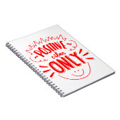 Attitude Motivierend Zitat Erfolgsziele Notizblock (Rechte Seite)