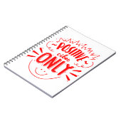 Attitude Motivierend Zitat Erfolgsziele Notizblock (Linke Seite)