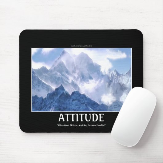 ATTITUDE Mountain Range Motivierend Mousepad (Mit Mouse)
