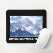 ATTITUDE Mountain Range Motivierend Mousepad (Mit Mouse)