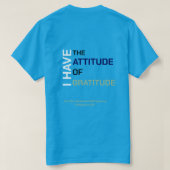Attitude of Gratitude T-Shirt (Design Rückseite)