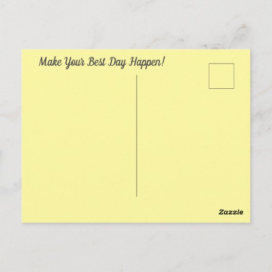 Attitude Postcard - Palm Warbler Bird Postkarte (Rückseite)