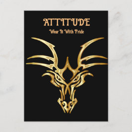 Attitude Postcard Postkarte