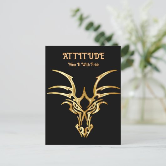 Attitude Postcard Postkarte (Stehend Vorderseite)