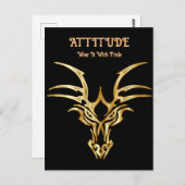 Attitude Postcard Postkarte (Vorne/Hinten)