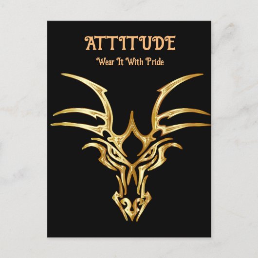 Attitude Postcard Postkarte (Vorderseite)