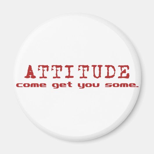 Attitude Red Magnet (Vorne)