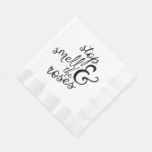 Attitude riecht nach den Rose Motivierend Lebensko Serviette (Ecke)