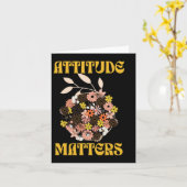 Attitude S Sticker Karte (Gelbe Blume)