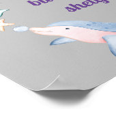 Attitude Sea Creature Sprichwort Poster (Ecke)