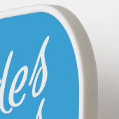 ATTITUDES custom name & color Pickleball Paddle (Linke Seite)