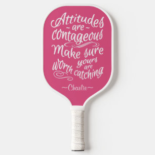 ATTITUDES individuelle Name & Color Pickleball Pad Schläger